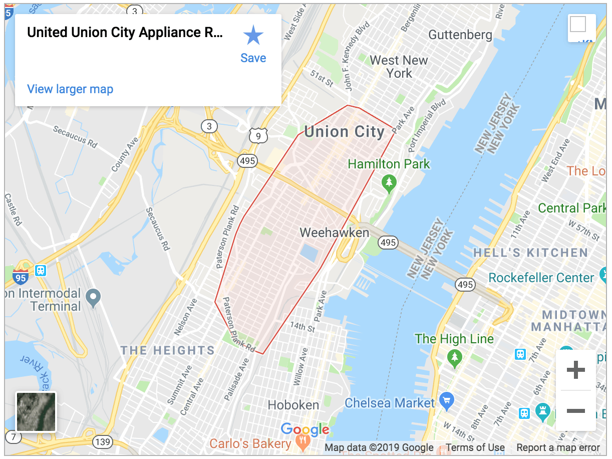 union city map